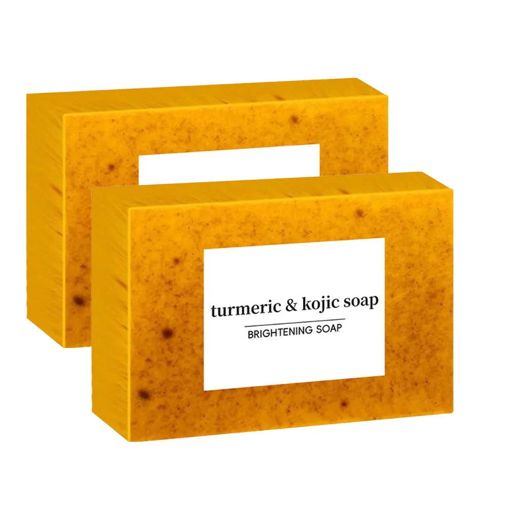 Handgemachte Kurkuma-Seifenstück