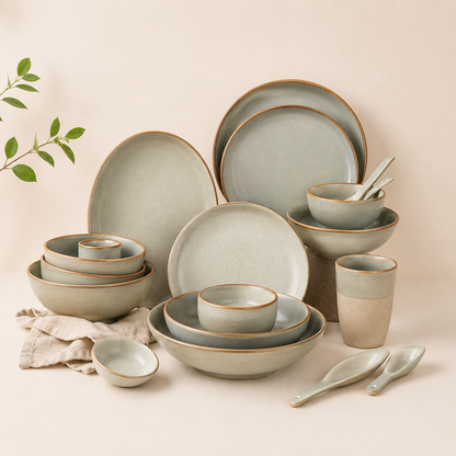 Neutral Style Dinner Set