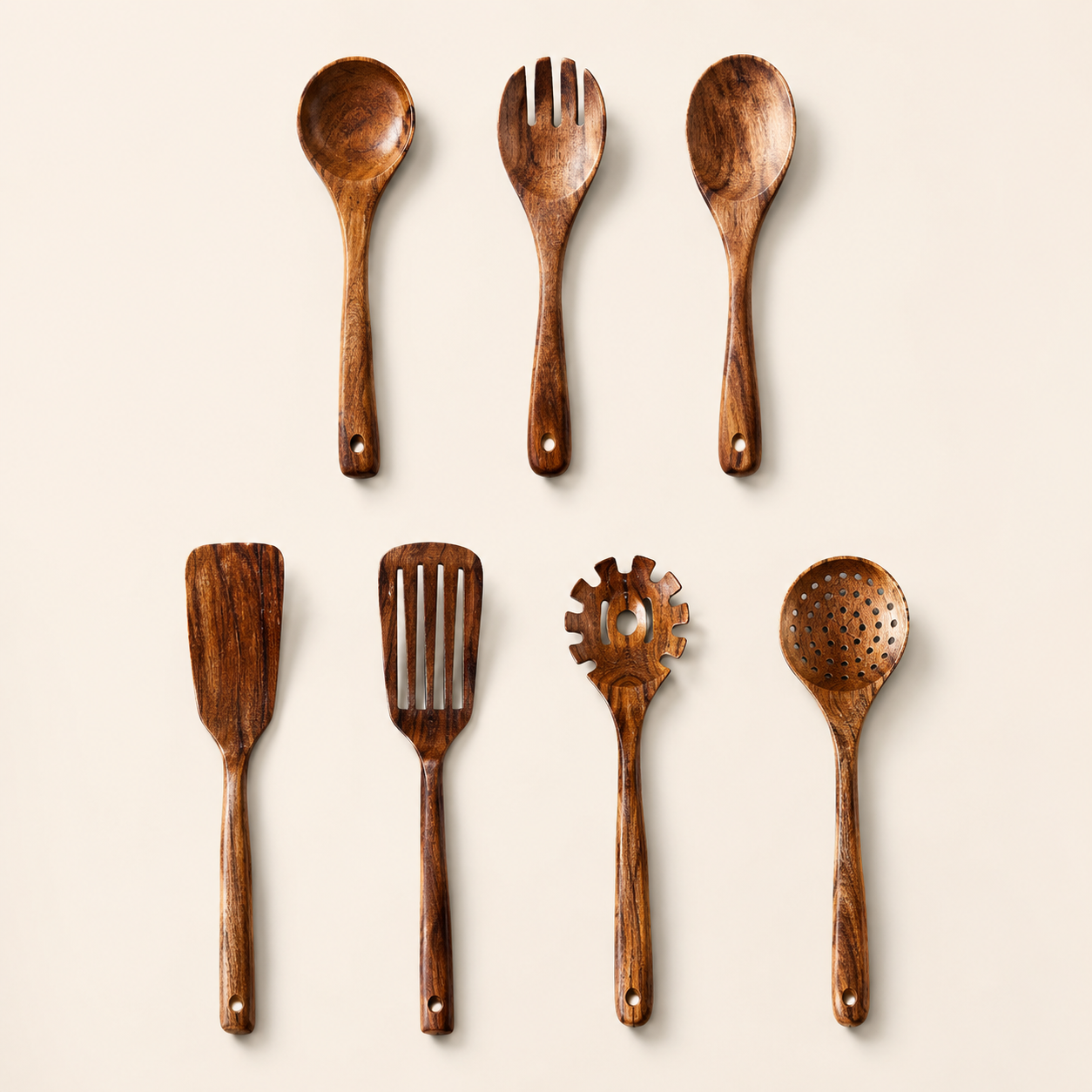 Natural Teak Utensils