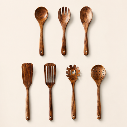 Natural Teak Utensils