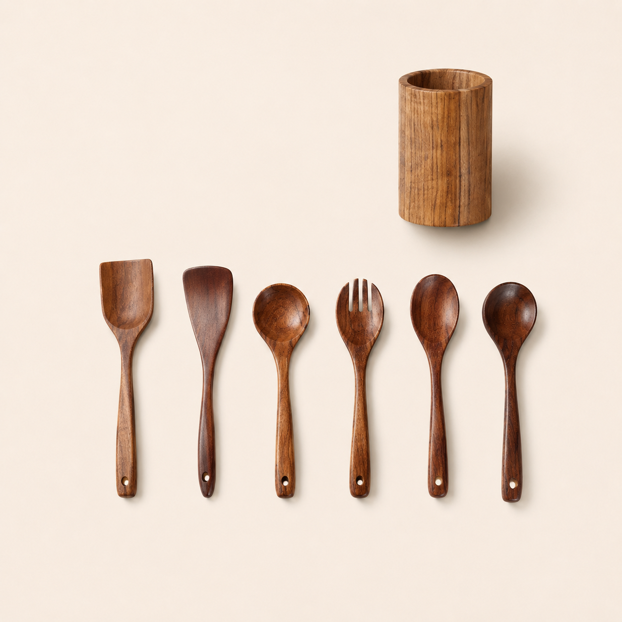 Natural Teak Utensils