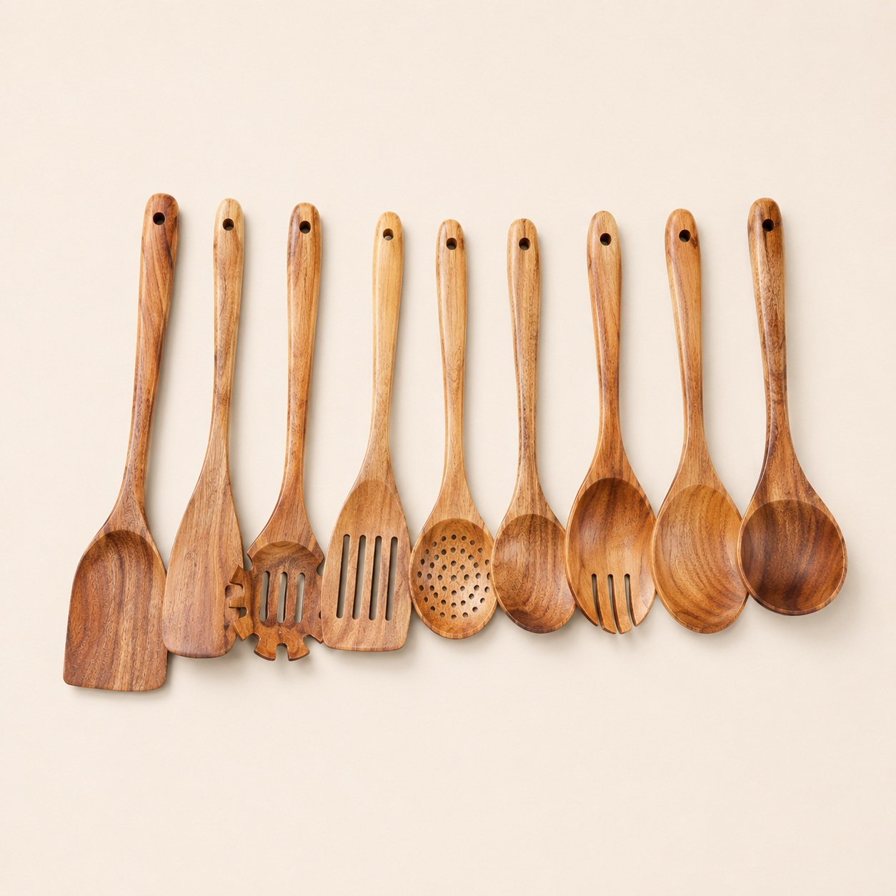 Natural Teak Utensils