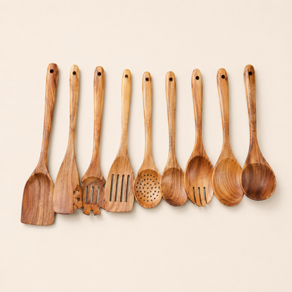 Natural Teak Utensils