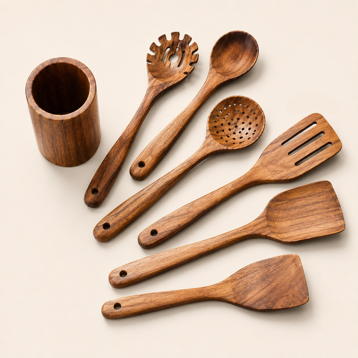 Natural Teak Utensils