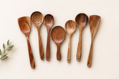 Natural Teak Utensils