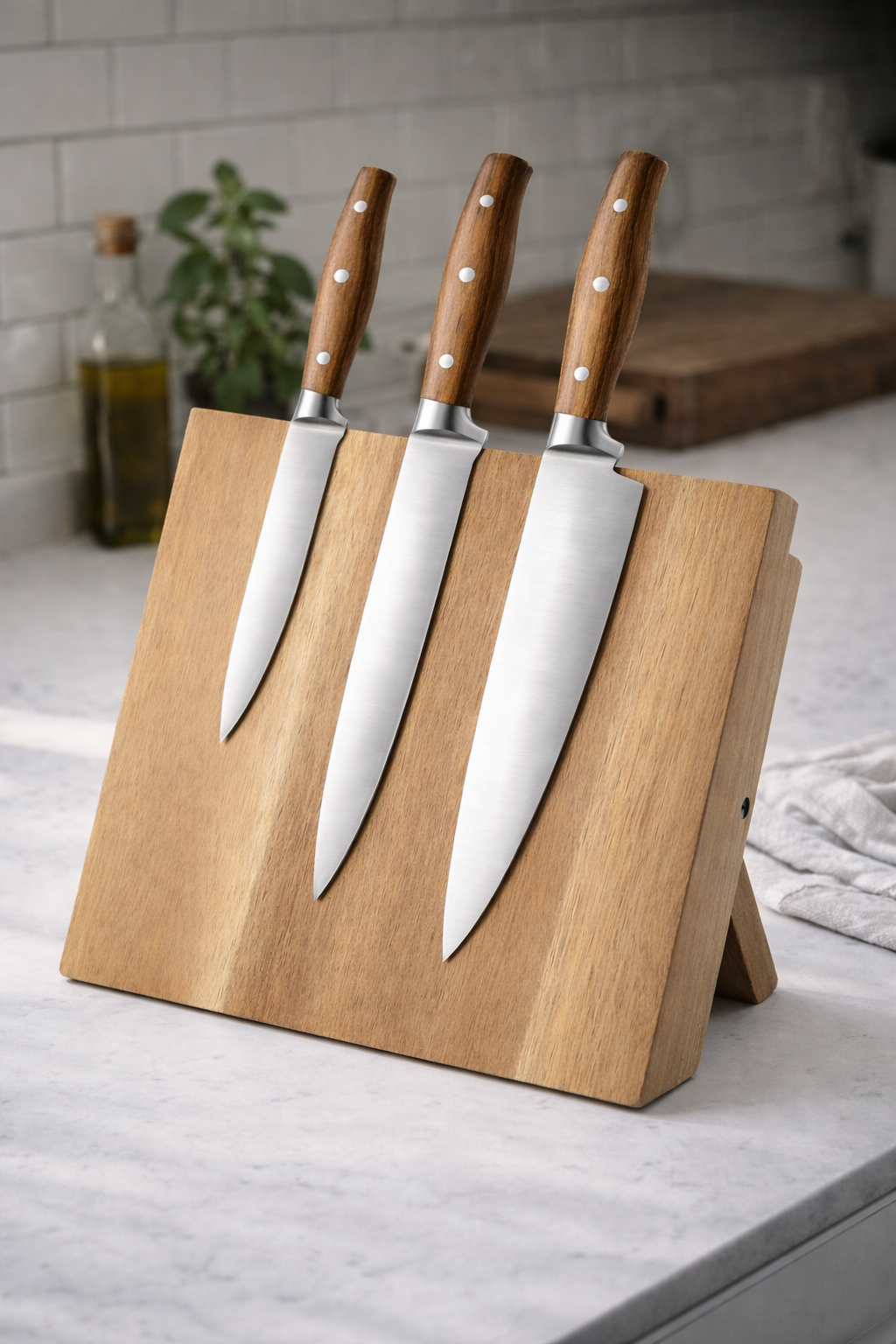 Magnetic knife stand