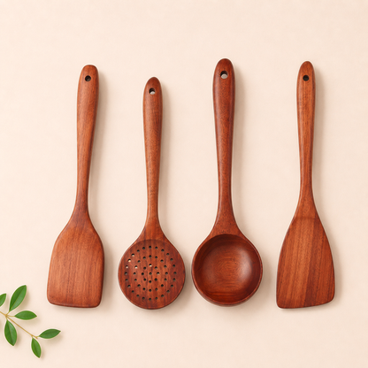 Natural Teak Utensils