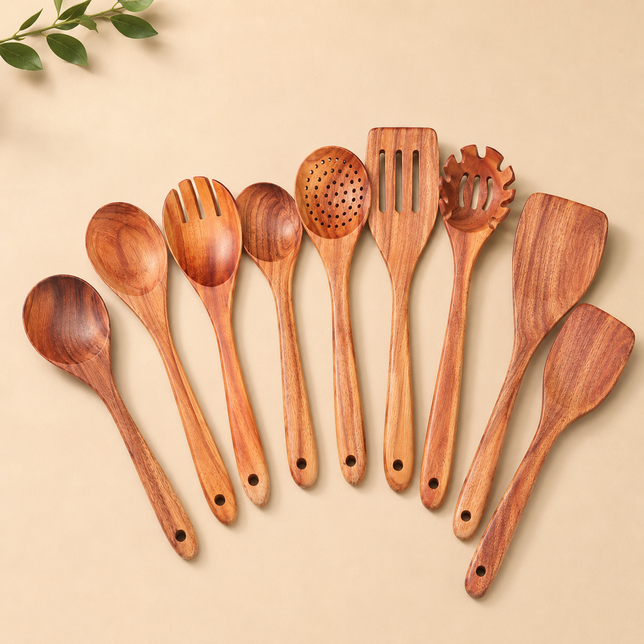 Natural Teak Utensils