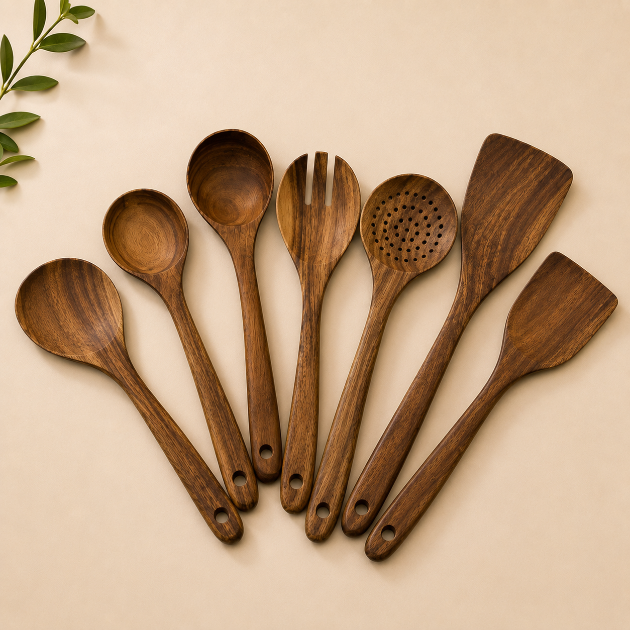Natural Teak Utensils