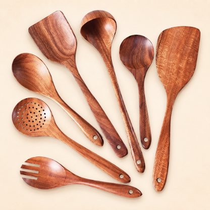 Natural Teak Utensils