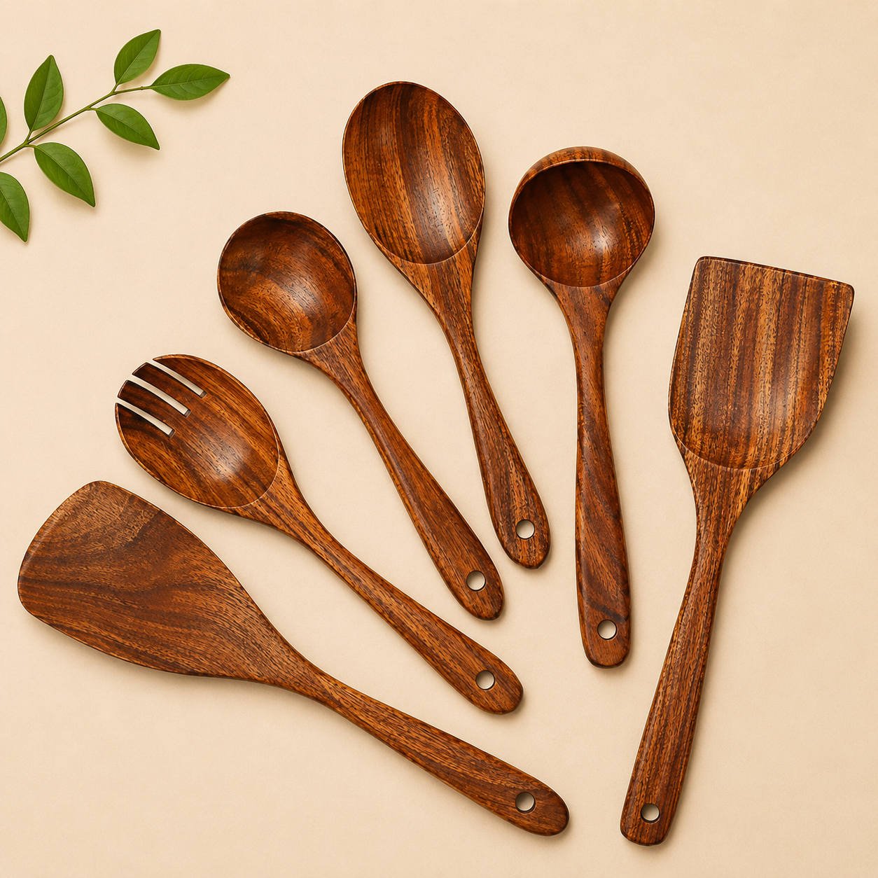 Natural Teak Utensils