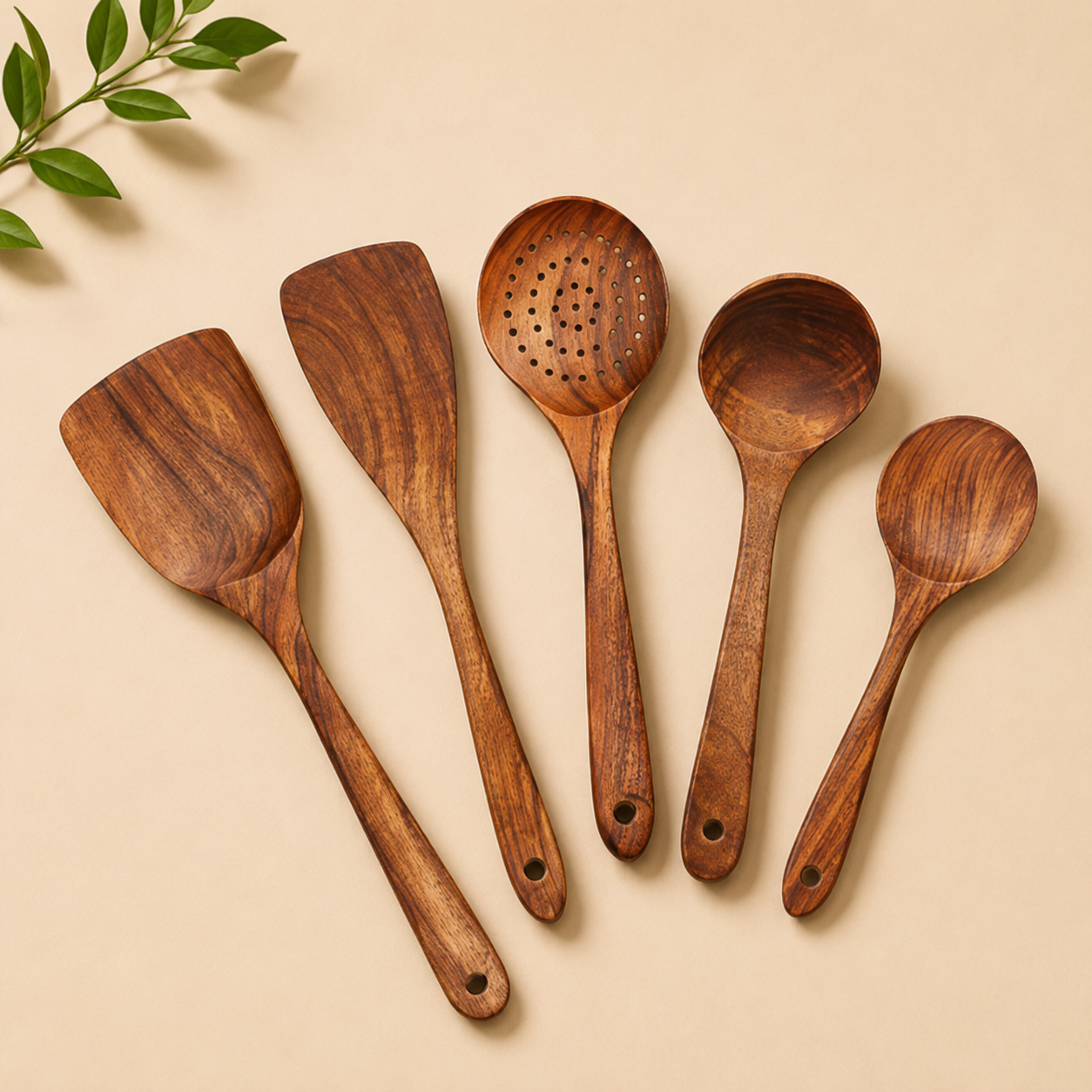 Natural Teak Utensils
