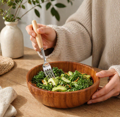 Acacia Wooden Bowl Set