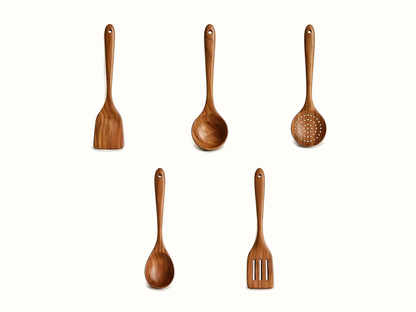 Teak Cooking Utensils