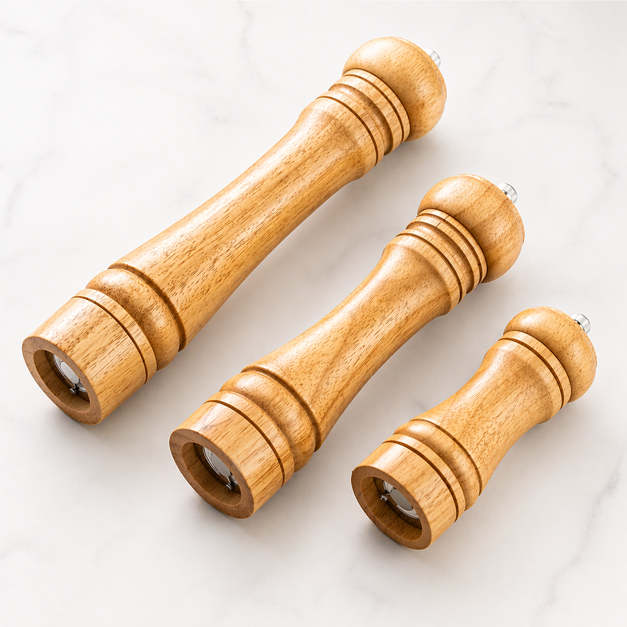 Wood Salt and Pepper Mills
