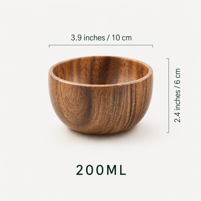 Acacia Wooden Bowl Set