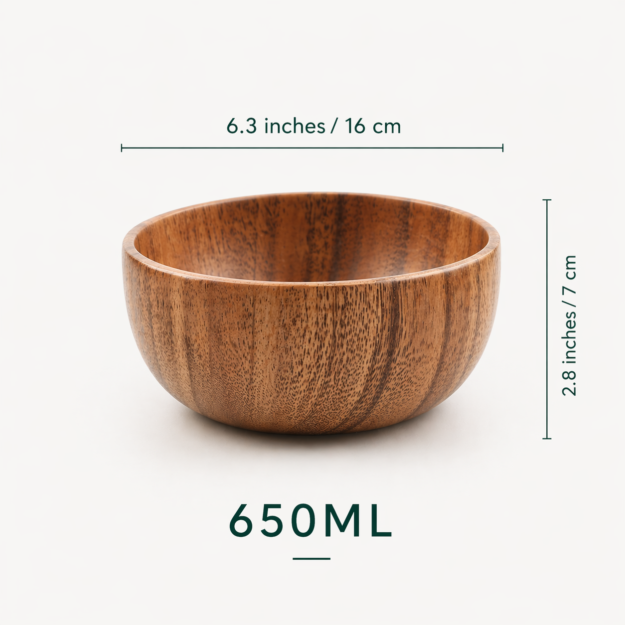 Acacia wooden bowls