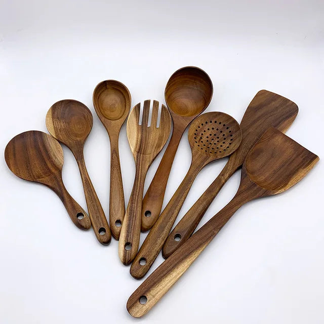 Natural Teak Utensils
