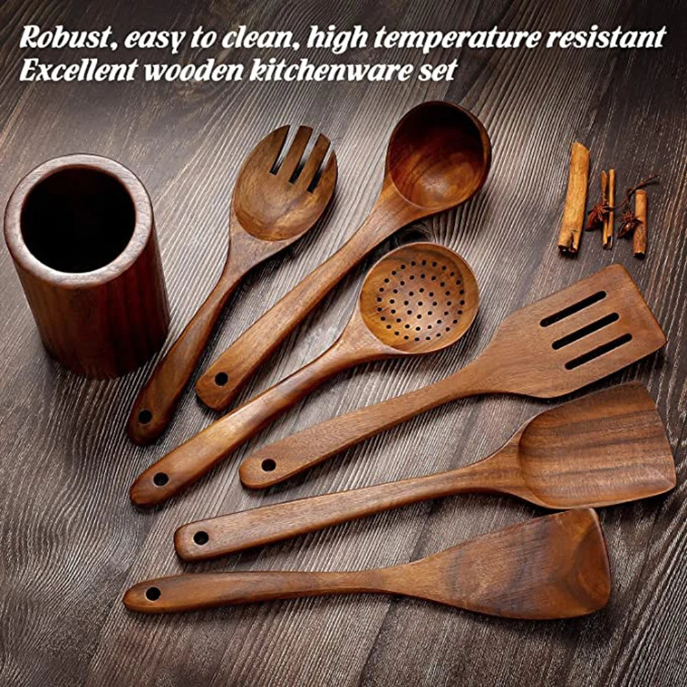 Natural Teak Utensils