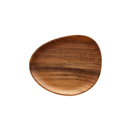 Solid Wooden Dinner Plates