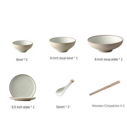 Neutral Style Dinner Set