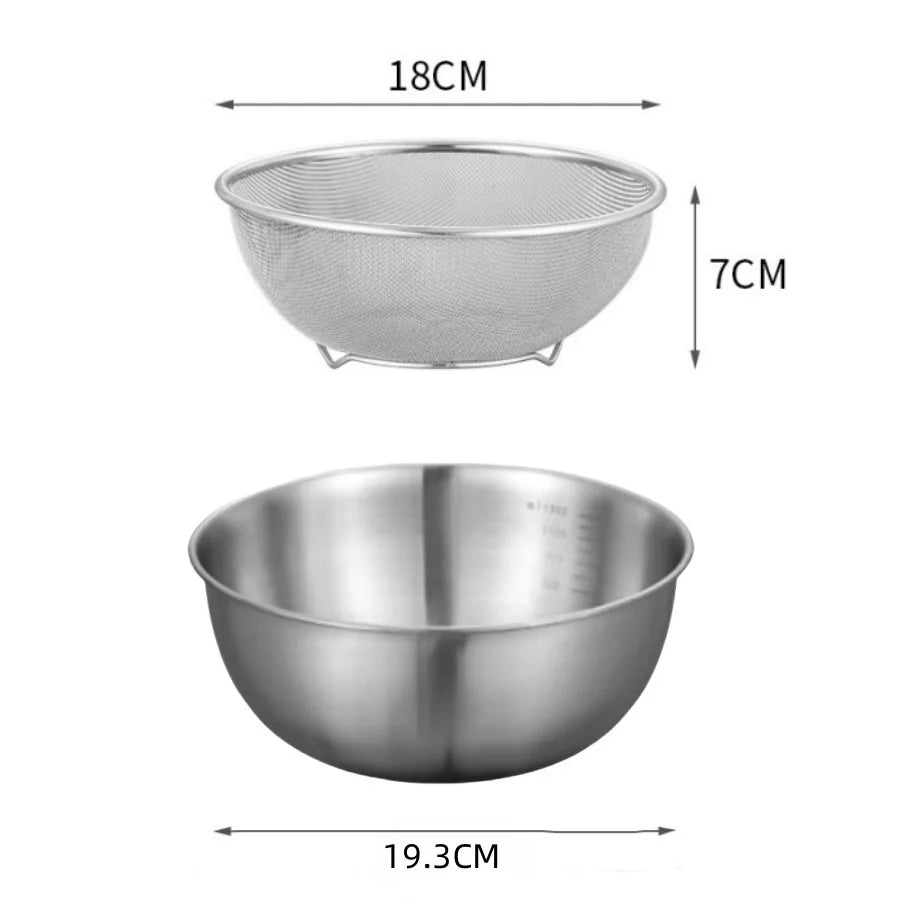 Stainless Steel Mixing Bowl Set