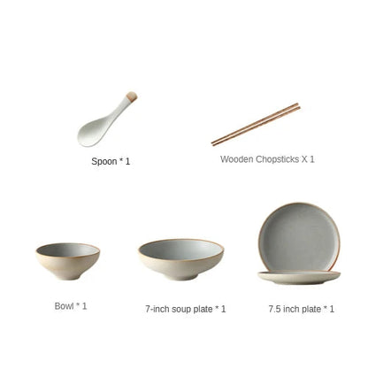 Neutral Style Dinner Set