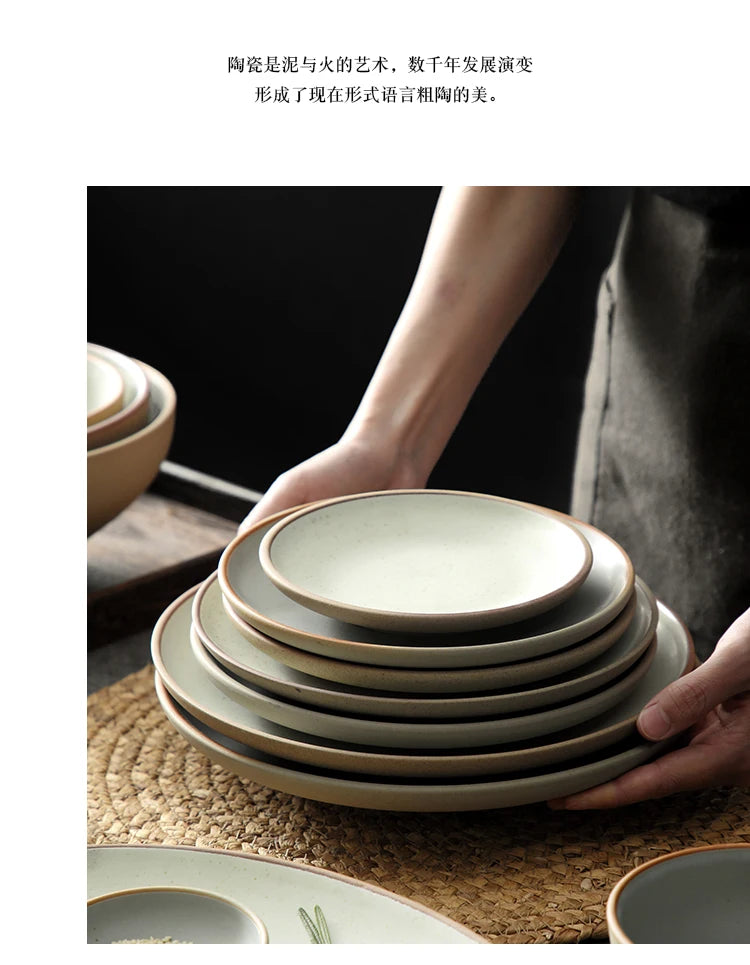 Neutral style dinner set