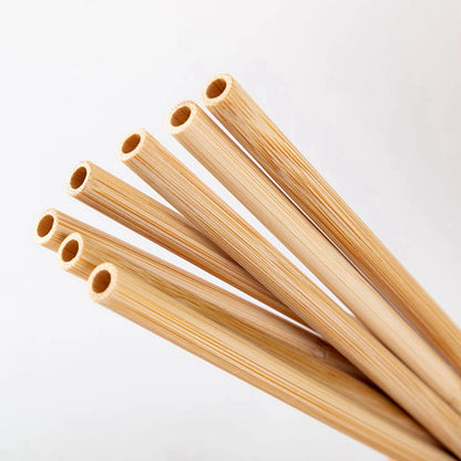 Bamboo Straw With A Cleaning Brush