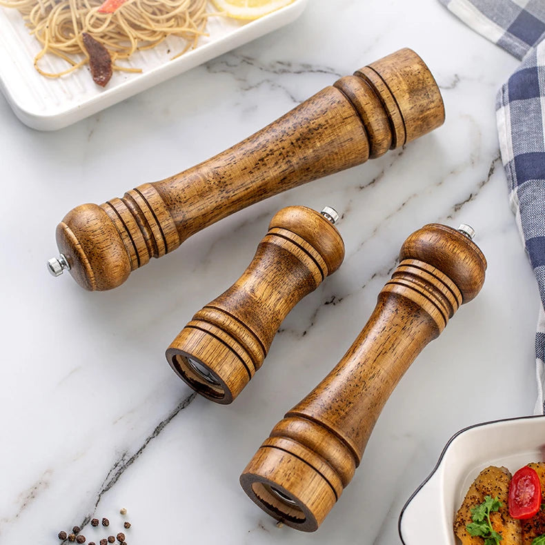 Wood Salt and Pepper Mills