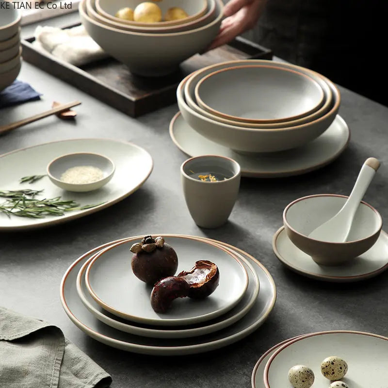 Neutral style dinner set