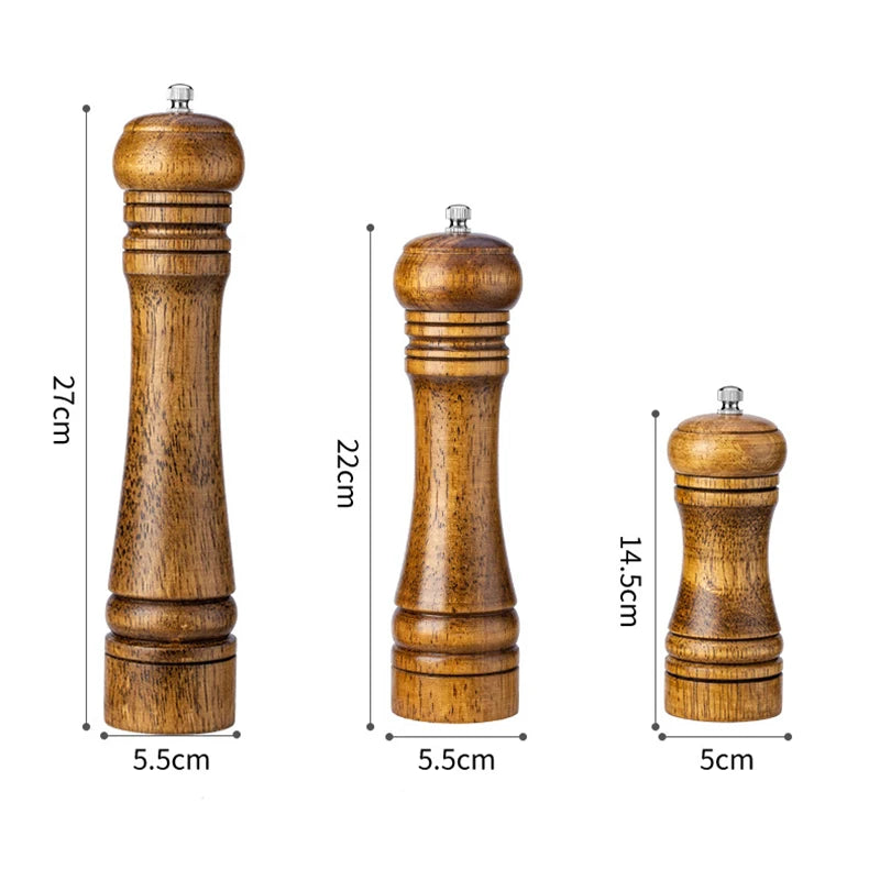 Wood Salt and Pepper Mills