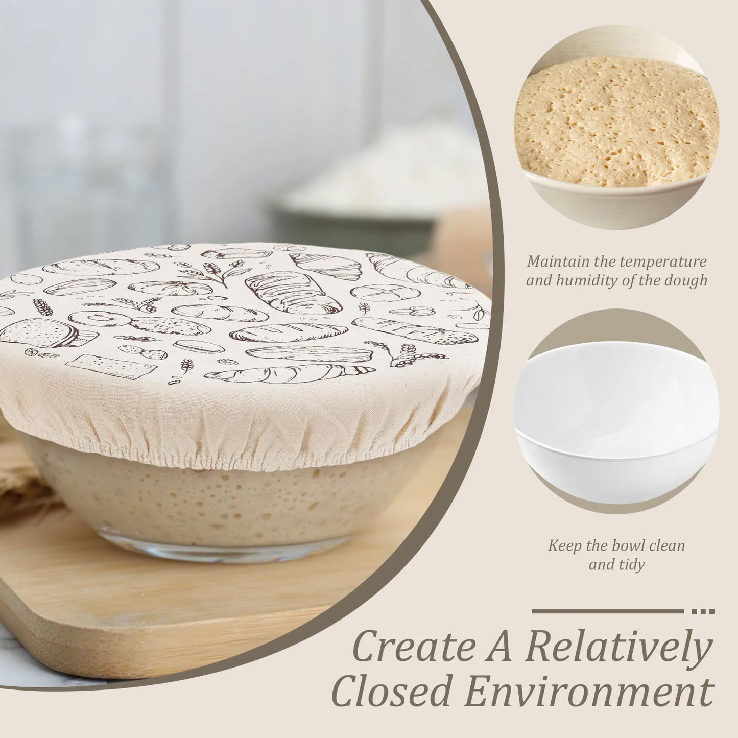 Sourdough bowl cover