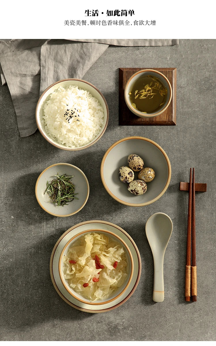 Neutral style dinner set