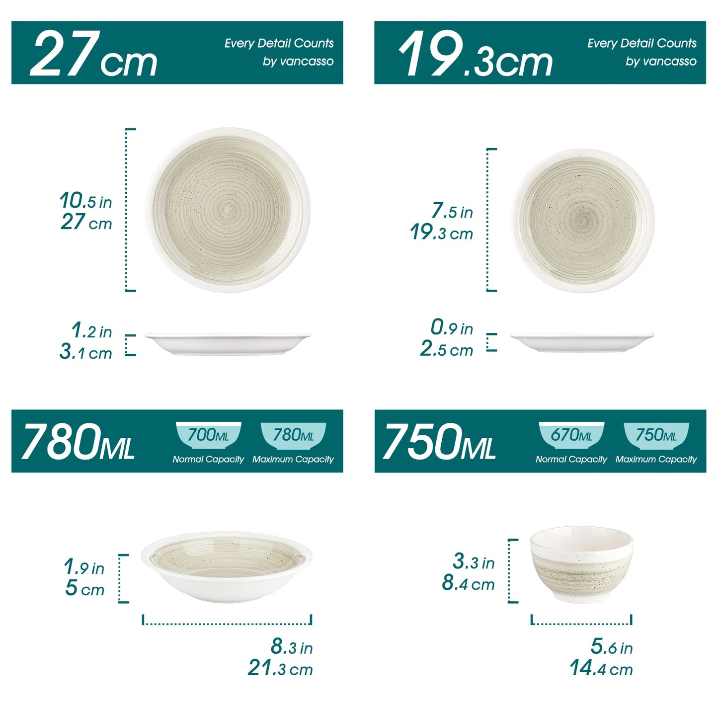 Vancasso Ori Dinnerware set