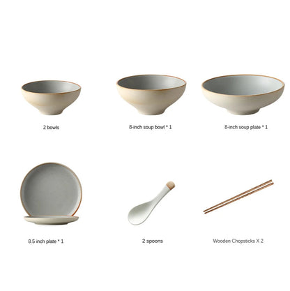 Neutral Style Dinner Set