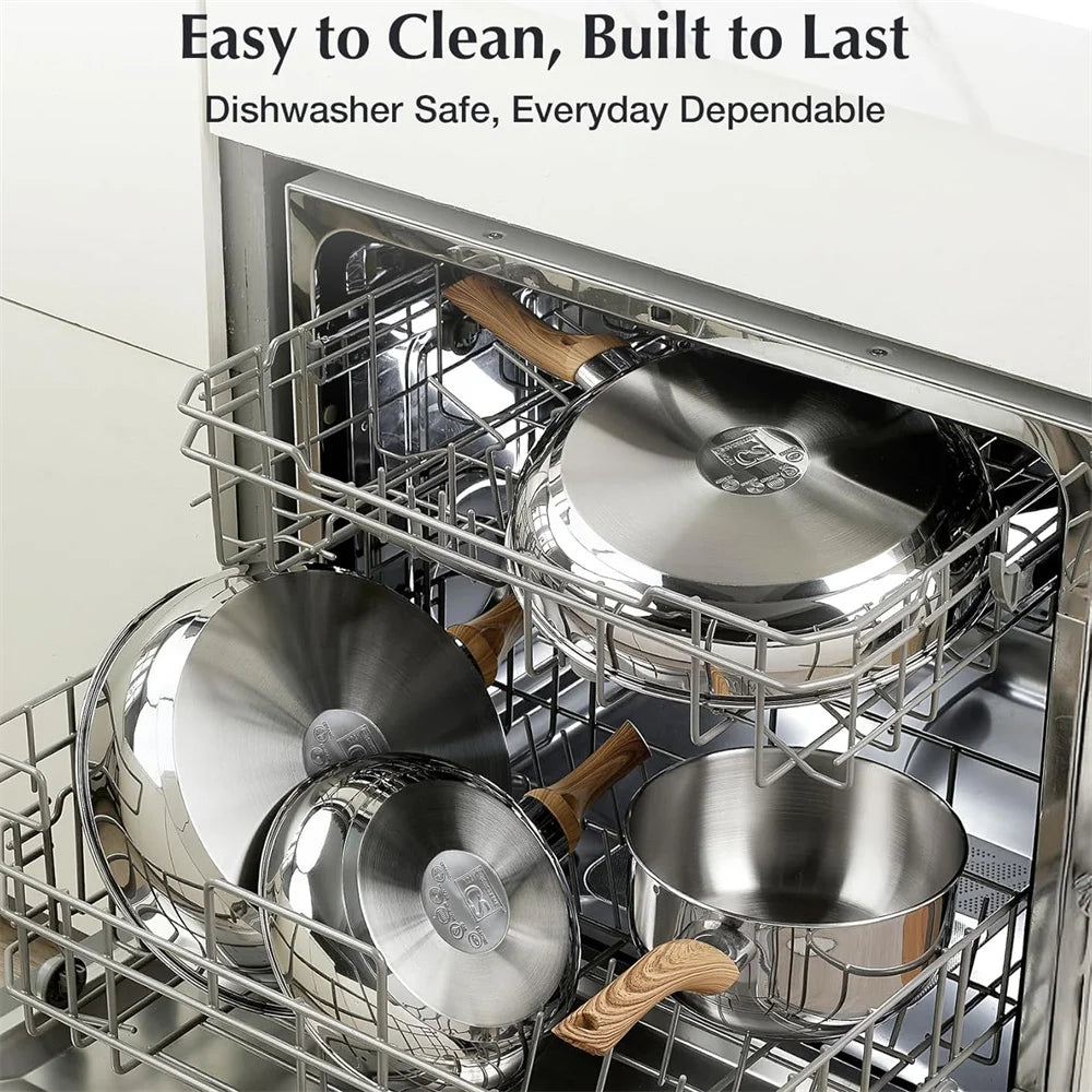KOCH SYSTEME Stainless steel coowkare set