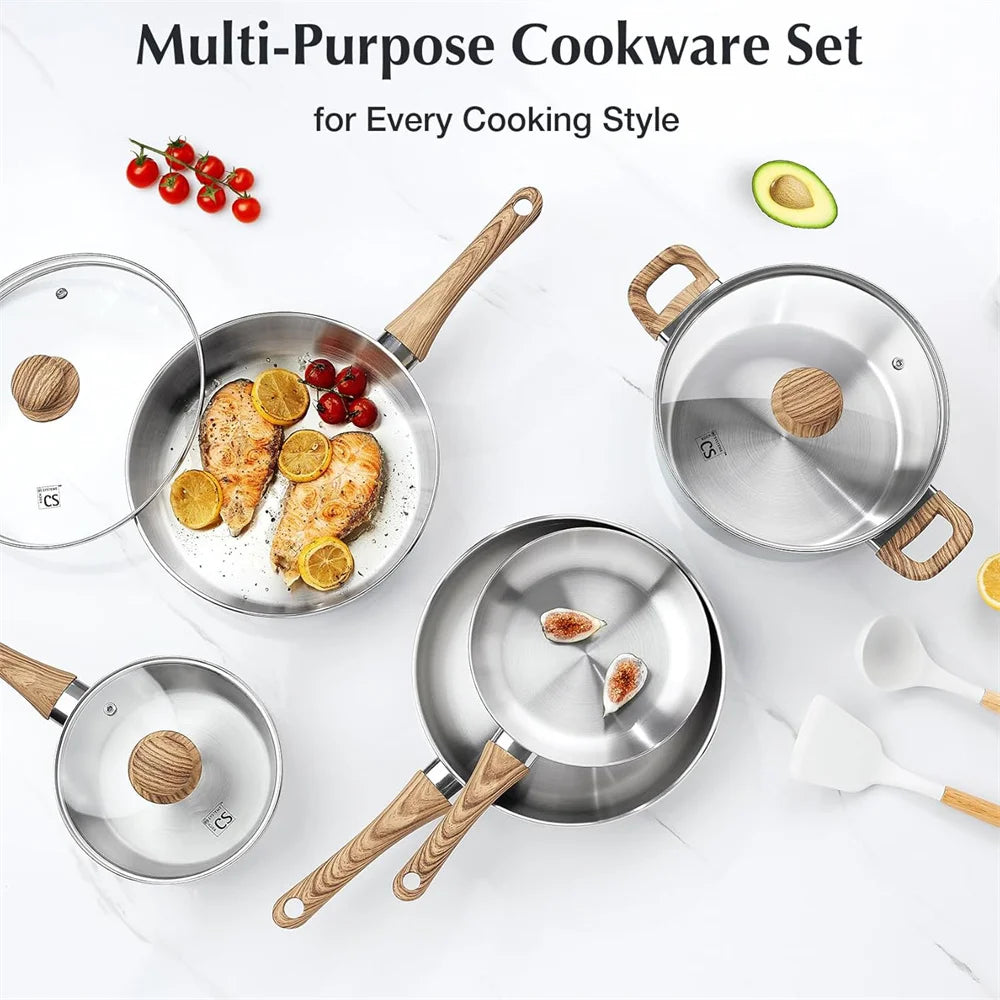 KOCH SYSTEME Stainless steel coowkare set