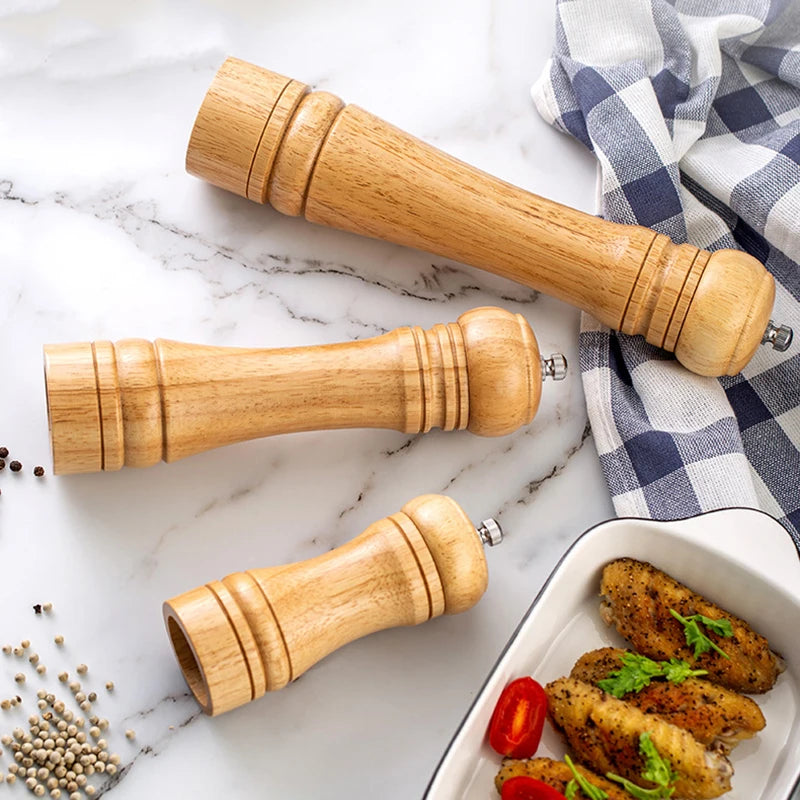 Wood Salt and Pepper Mills